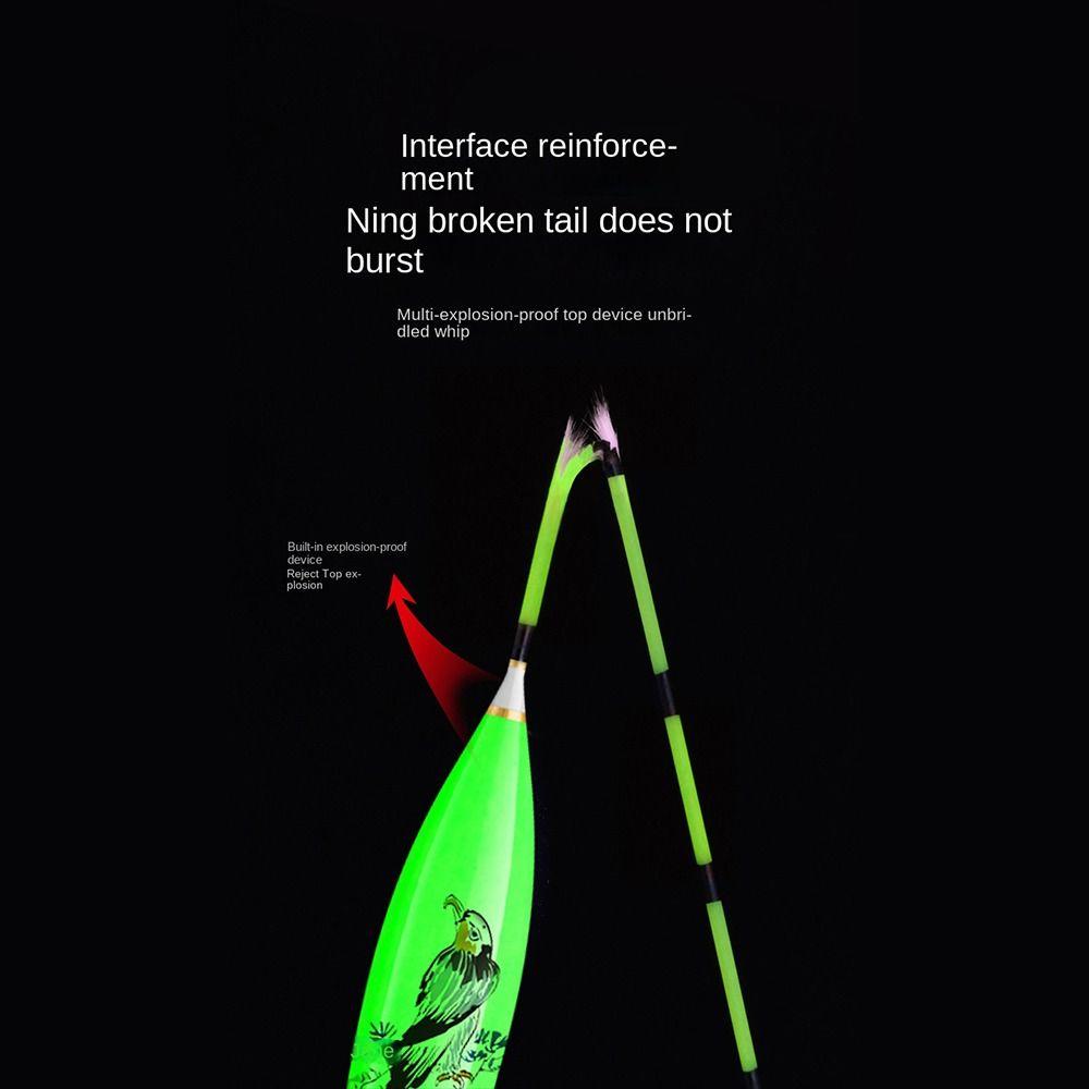 Eye-catching Triangle Tail Floats Bobbers Slip Drift Tube Light Stick Floats  Fishing