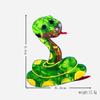 Blucome New Green Snake Brooch Acrylic Animal Brooch for Women Men Suit Scarf Hat Lapel Pins