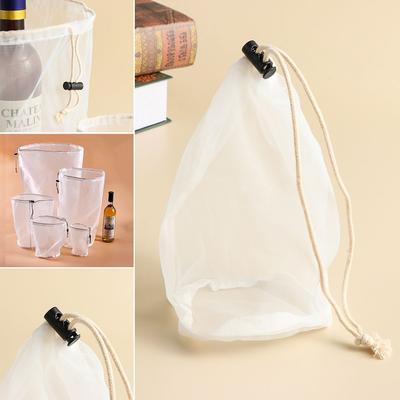 Commercial Colander Cooking Nut Milk Bag Wine Strainer Cheese Cloth Nylon Fine Mesh Coffee Filter