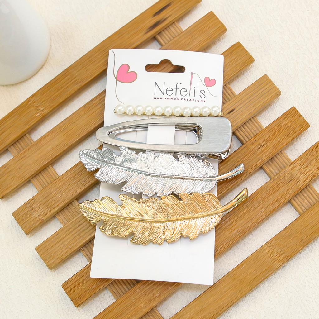 5pcs/4pcs Fashion Girls Pearl Hair Clips Crystal Barrettes Alloy Hairpins Clips Women Girls Hair Accessories