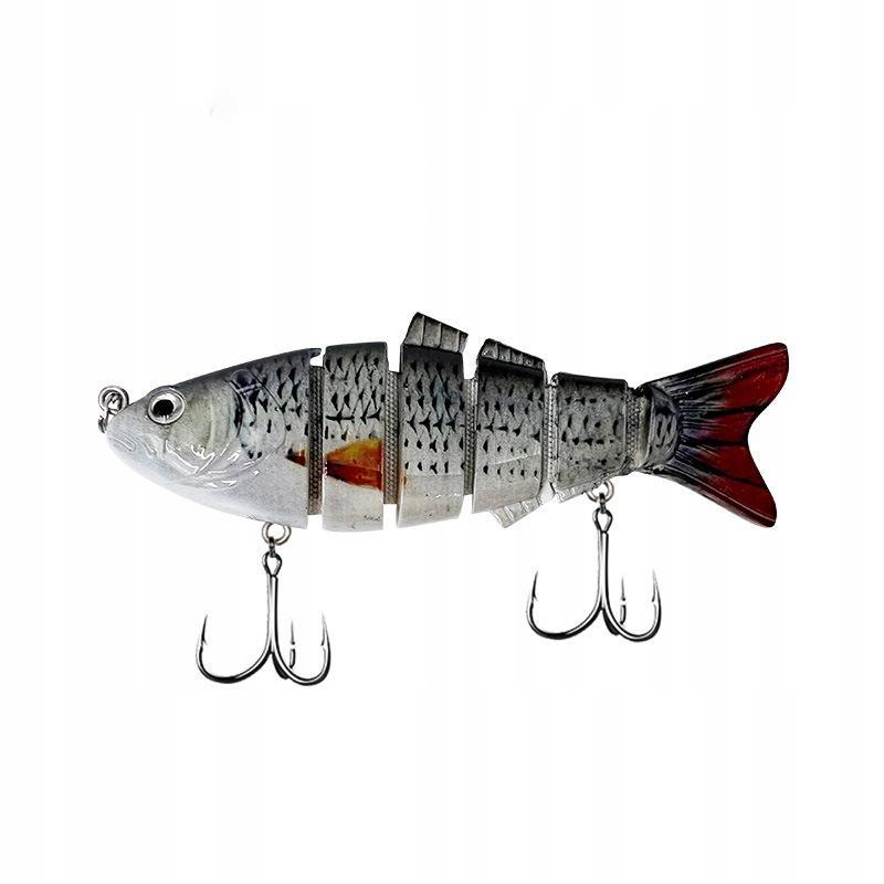 Wobbler Fishing Lure Pike Zander Catfish Jointed Set 5 Pcs Box