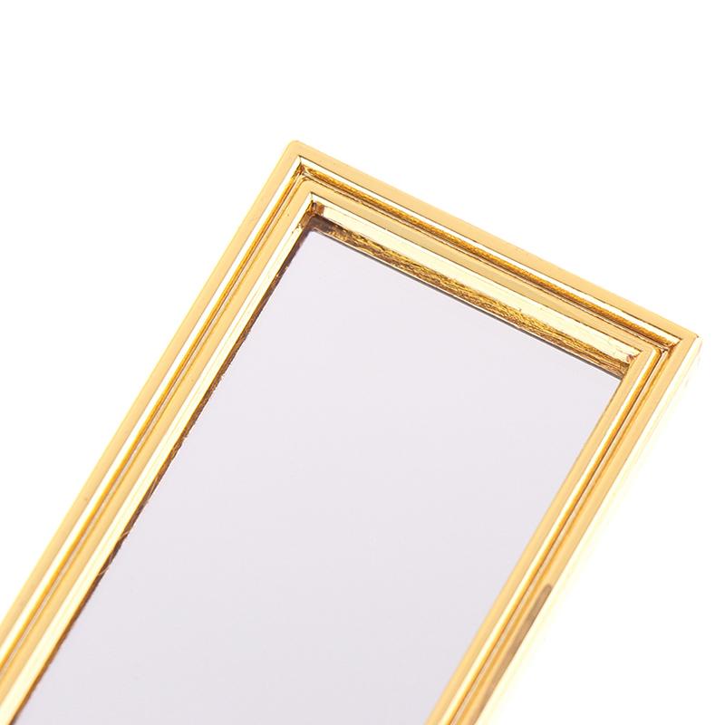 1Pc 1/12 Dollhouse Miniature Mirror Wall Room Mirror Doll House Accessories