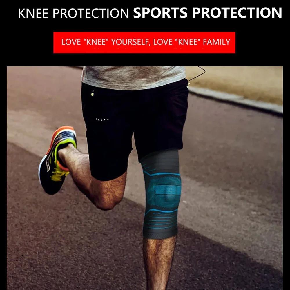 1 Stück Knieorthese zur Kompressionsunterstützung bei Arthritis, vorderem Kreuzband, Laufen, Genesung nach Verletzungen, Basketball und weiteren Sportarten