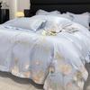 Pure Cotton Bedding Set  Light Luxury Comfortable Skin-friendly Breathable Sheets Quilt Cover Pillowcase