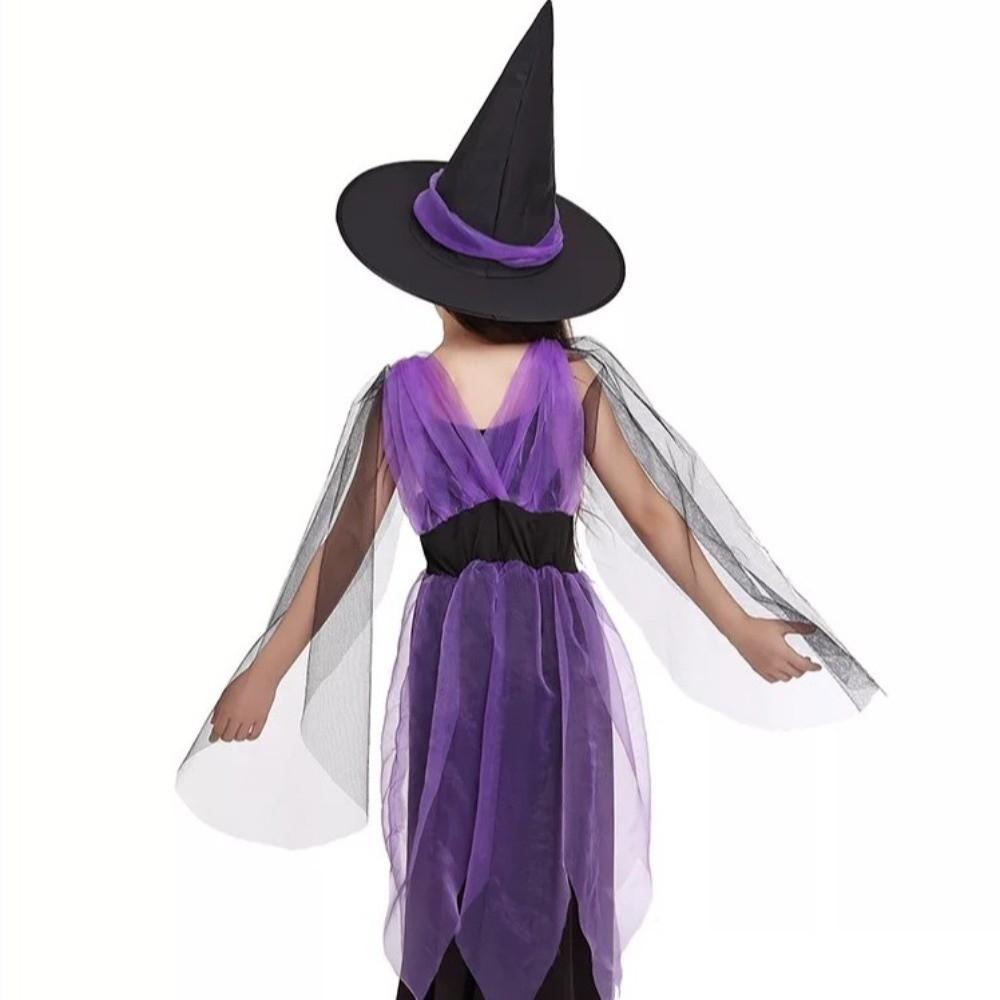 Wizard Kids Witch Dress Set Kawaii Halloween Cosplay Costumes Childern Halloween Costumes  Carnival