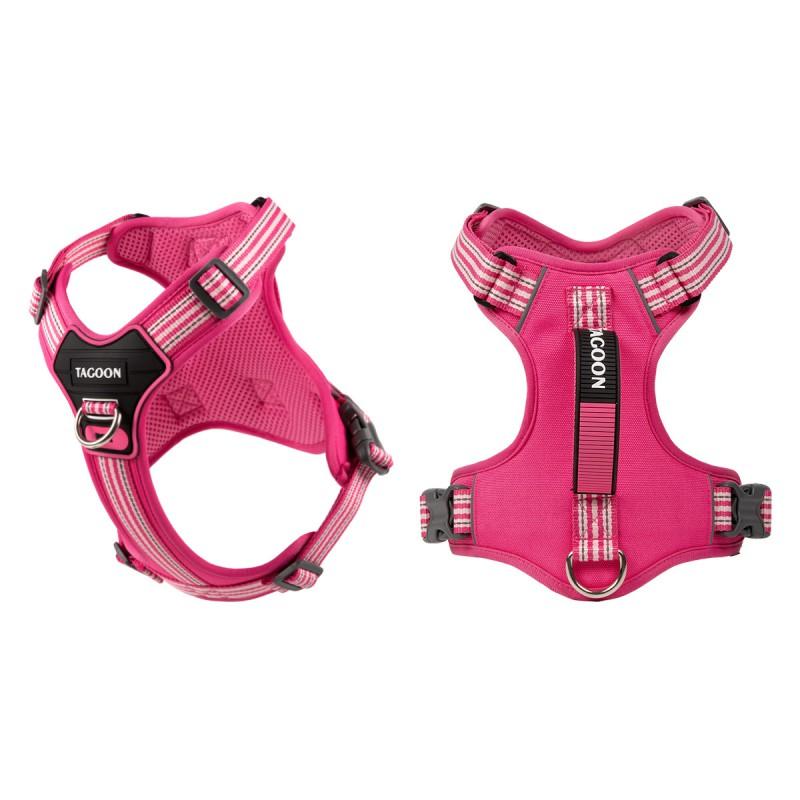 Adjustable Dog Harness With Leash Large Dogs Anti-Pull Chest Vest Lead Oxford Fabric S M L XL Sizes