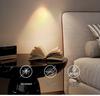 Italian Minimalist Bauhaus-Style Rotatable Wall Lamp with Switch for Bedroom