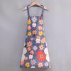 Fashionable Summer Canvas Apron: Breathable, Anti-Fouling, and Durable for Home and Kitchen