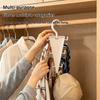 Space Saving V Shaped Hanger Rotatable Hat Rack Portable Multi Hook Organizer