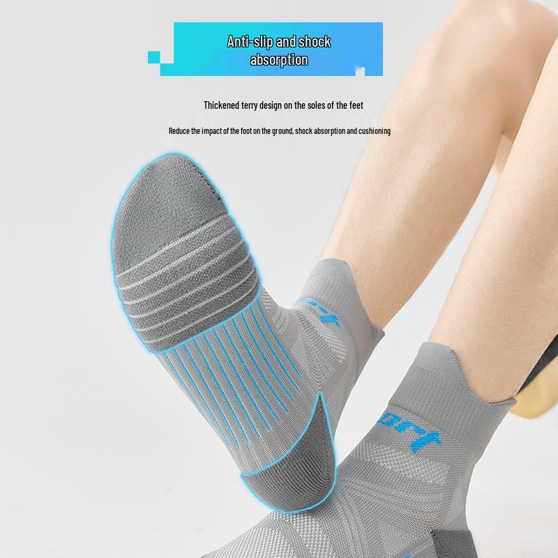 Men's Plus Size Mid-Calf Breathable Sports Socks for Spring/Autumn - Ideal for Basketball, Running, and Marathon