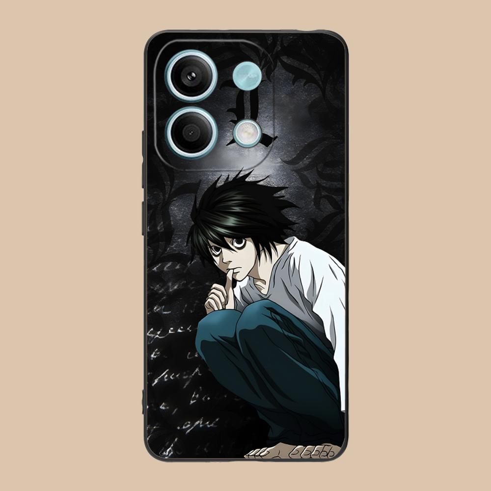 Death Note L Lawliet Mobile Phone Case for Xiaomi 15 14 13 12 Mi 11 T Ultra Lite Pro S X 5G Colorful Printing Cover Cover Pretty