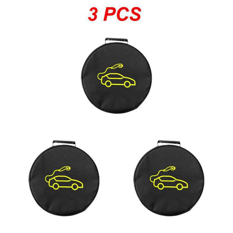 2~5PCS Carry Bag Jumper Cable Bag For Electric Vehicle Charger Charging Equipment Container Carrier Bag
