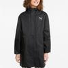 Puma Jachetă casual de lungime medie, cu glugă, imprimeu cu logo, culoare uni Jachete pentru femei Negru 846299-01