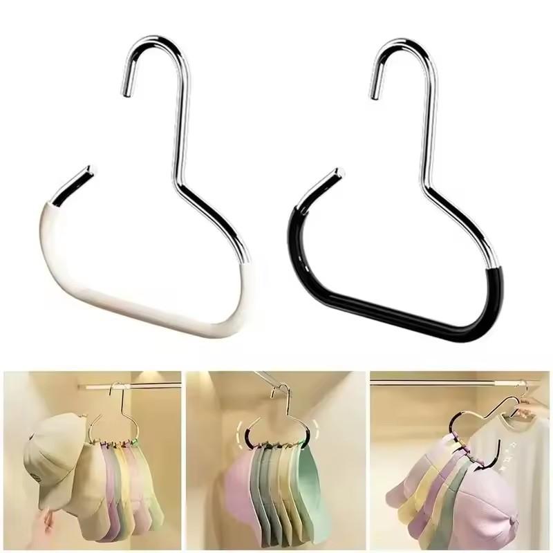 1/4pcs round Hook Set Strong Storage Accessories Non-defensive Load Bearing for Hats Scarf Bags - Clothing Organizer Hooks