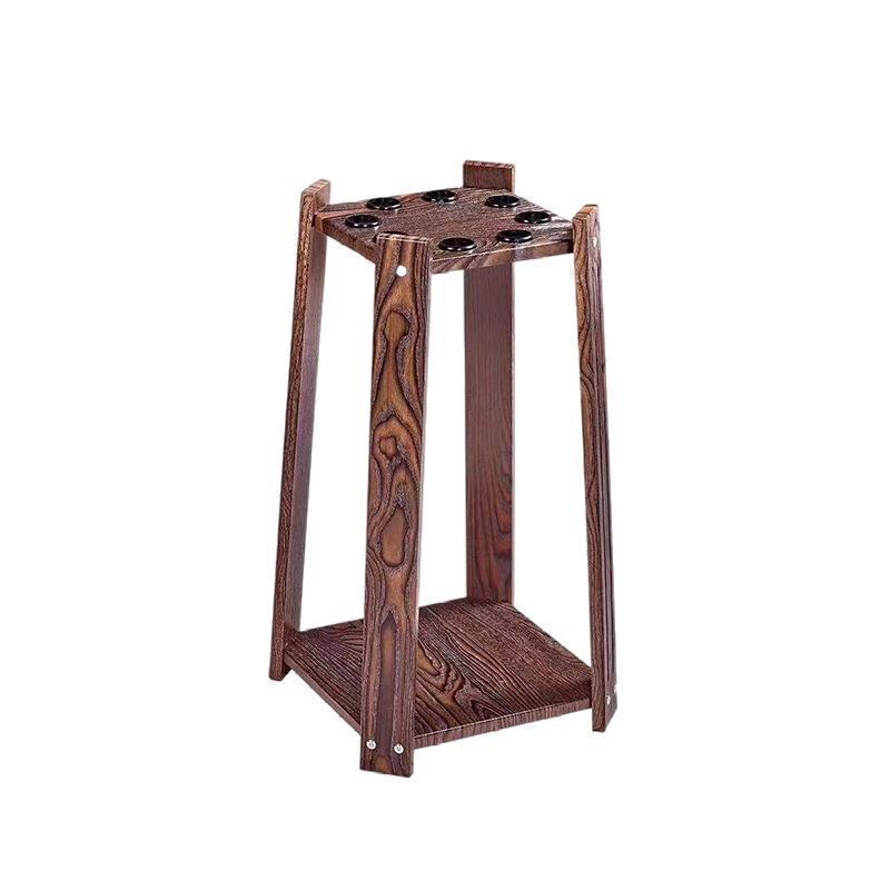 Floor-standing Multi-Purpose Rack for Pool Cues, Table Tennis Paddles, and Fishing Rods