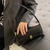 Women's bag autumn new trend 2025, underarm bag for women, genuine leather small bag, ins-style French mixed bag, niche retro shoulder bag