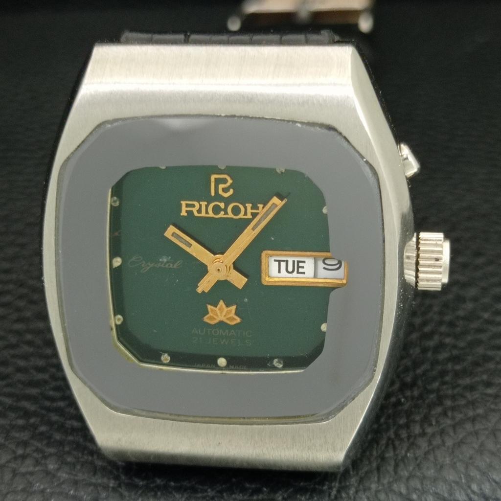 VINTAGE RICOH R31 AUTOMATIC JAPAN MENS ORIGINAL DIAL WATCH a708205-1