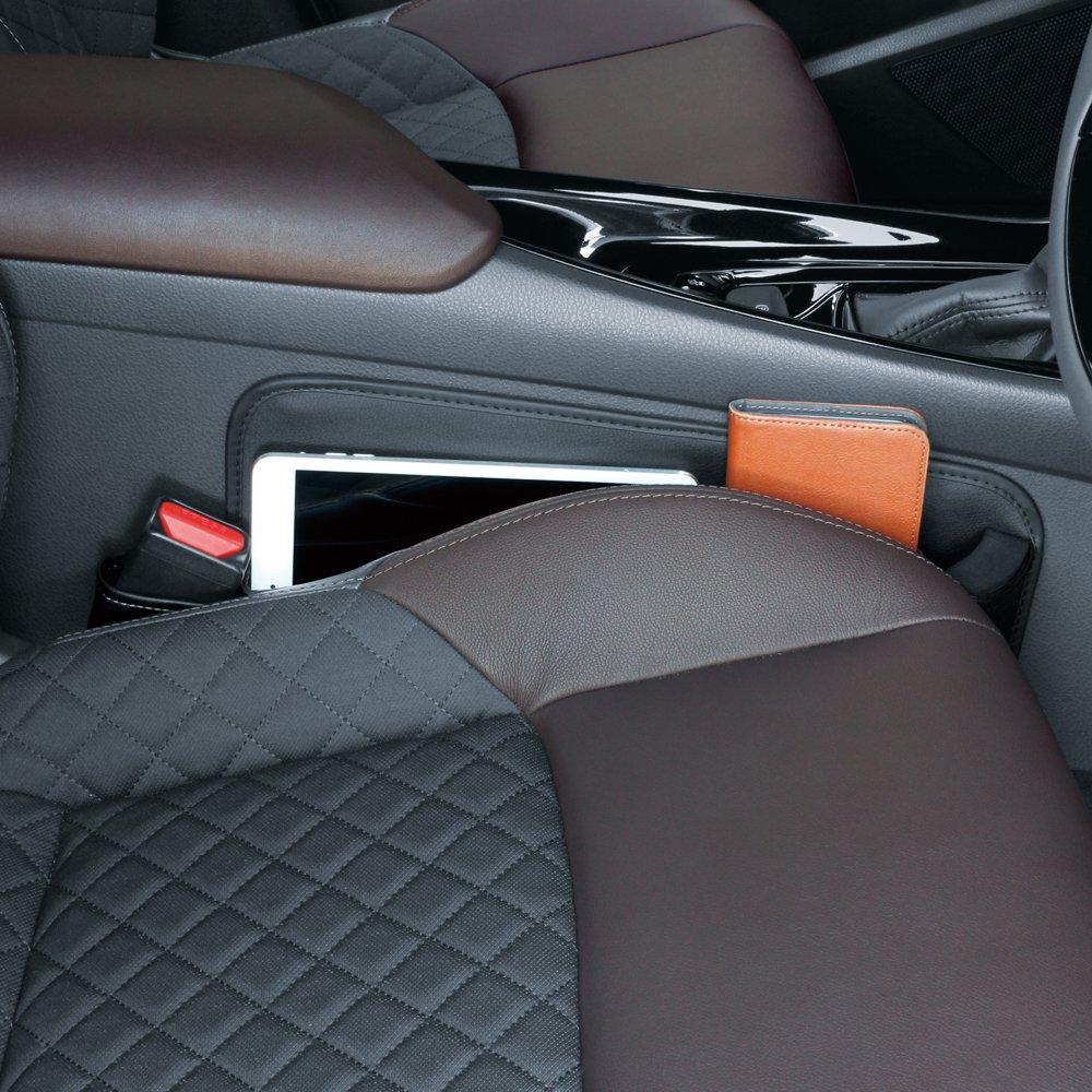 Tsuchiya Yac Storage Seat Side Pocket for the for Toyota Vehicle-Specific Pocket, Driver's Side, Black, SY-C9, C-HR