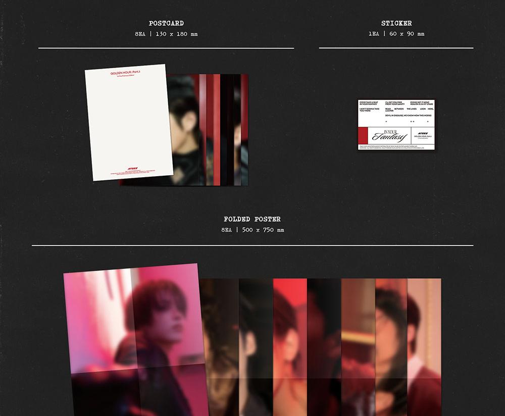 (LIMITED) ATEEZ - GOLDEN HOUR : PART.3 'In Your Fantasy Edition'