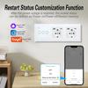 European Standard 228 Smart WiFi Graffiti Switch Socket with Tempered Glass