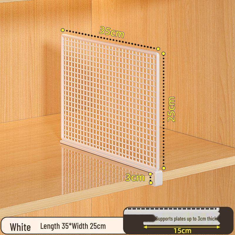 Punch-Free Cabinet & Wardrobe Divider - Multipurpose Storage & Organizer Rack