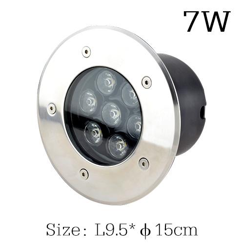 LED Underground Light 5W 10W 12W Floor Lamp Outdoor Ground Garden Square Path Buried Yard Spot Landscape IP68 AC85-265V DC12V