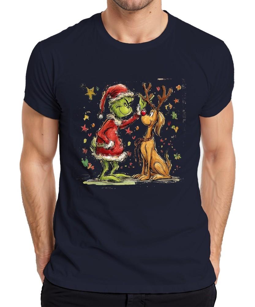 Grinch Max Dog Christmas Reindeer Funny Gift Anti Christmas Unisexs Tsh S