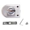 Glass Door Floor Lock Single Bolt Keyless Anti-Theft Locks Door Slide for Latch