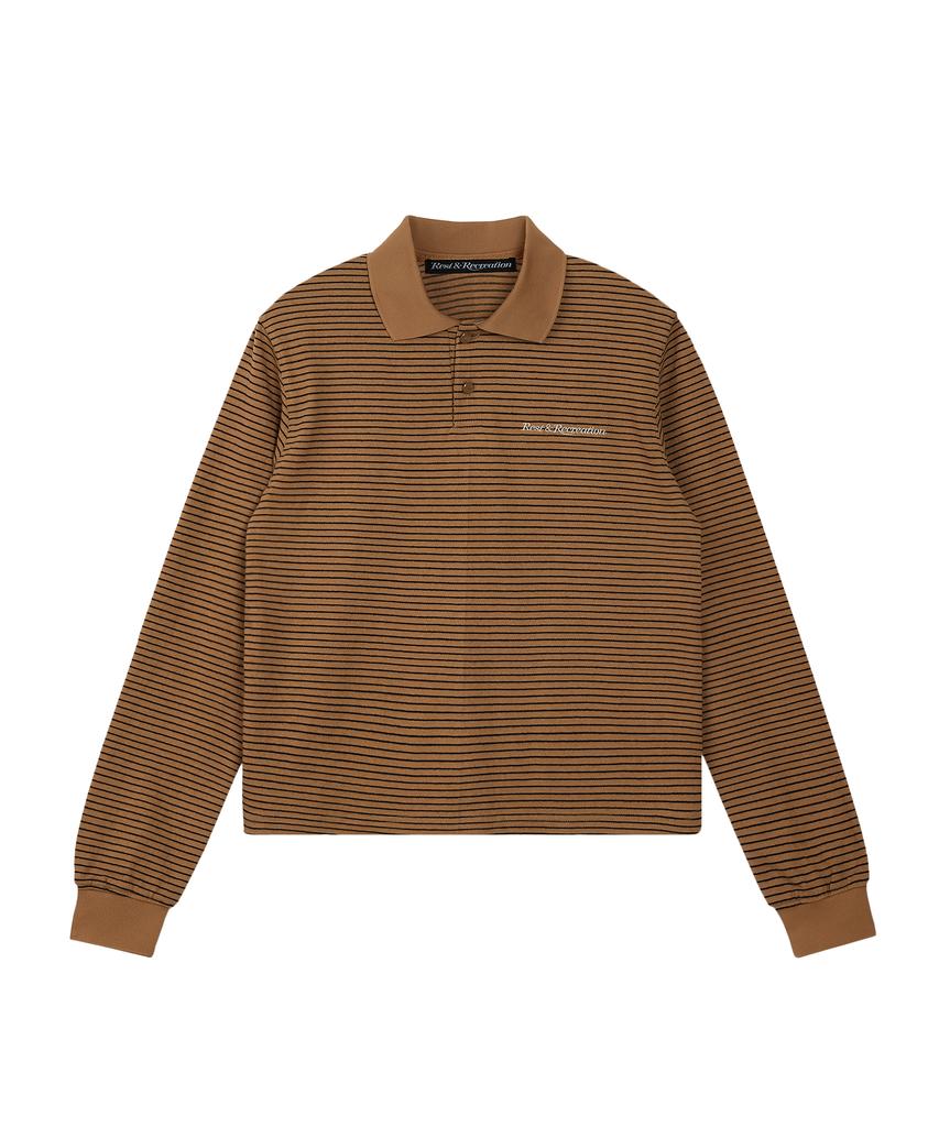 REST&RECREATION Stripe Pk T-Shirt - Beige