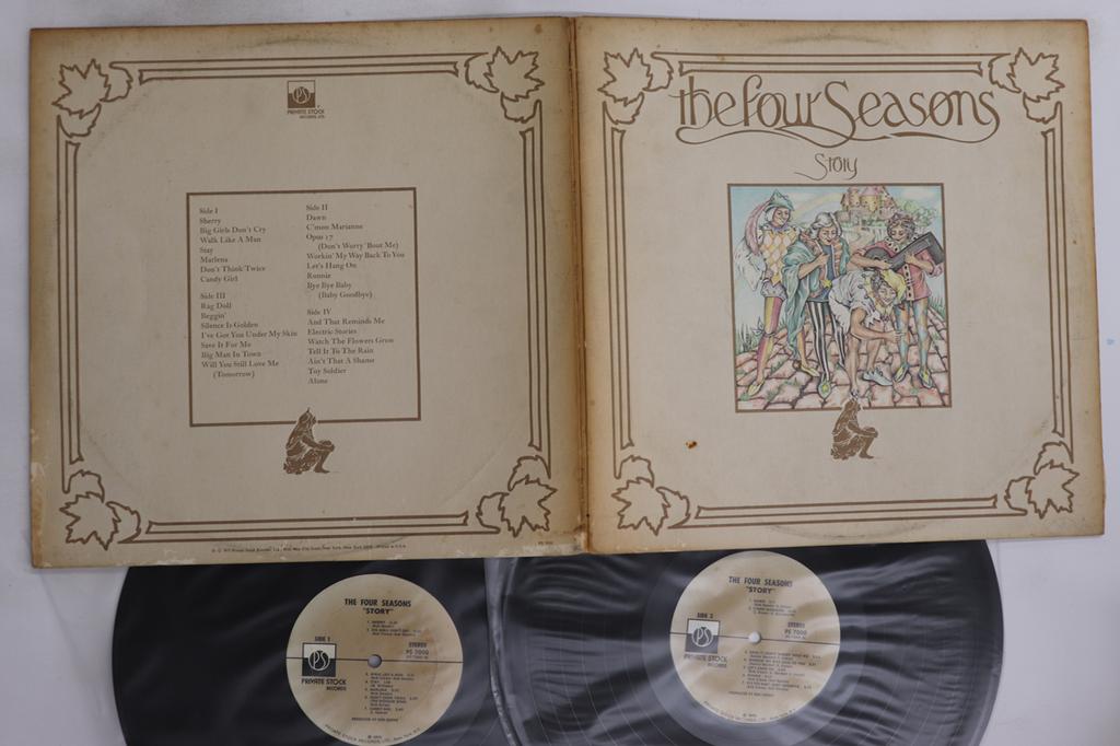 LP Record FOUR SEASONS - Four Seasons Story PS7000 PRIVATE STOCK 1975 US Rock Used