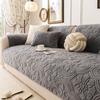 New Cream Style Thick Sofa Cover Fabric Anti Slip and Warm Straight Row Sofa Cushion Modern and Simple Style Autumn and Winter