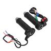 1 Pair Electric Heated Handlebar Universal Five Speed Adjustable Temperature 22mm Motorcycle Grips for ATV