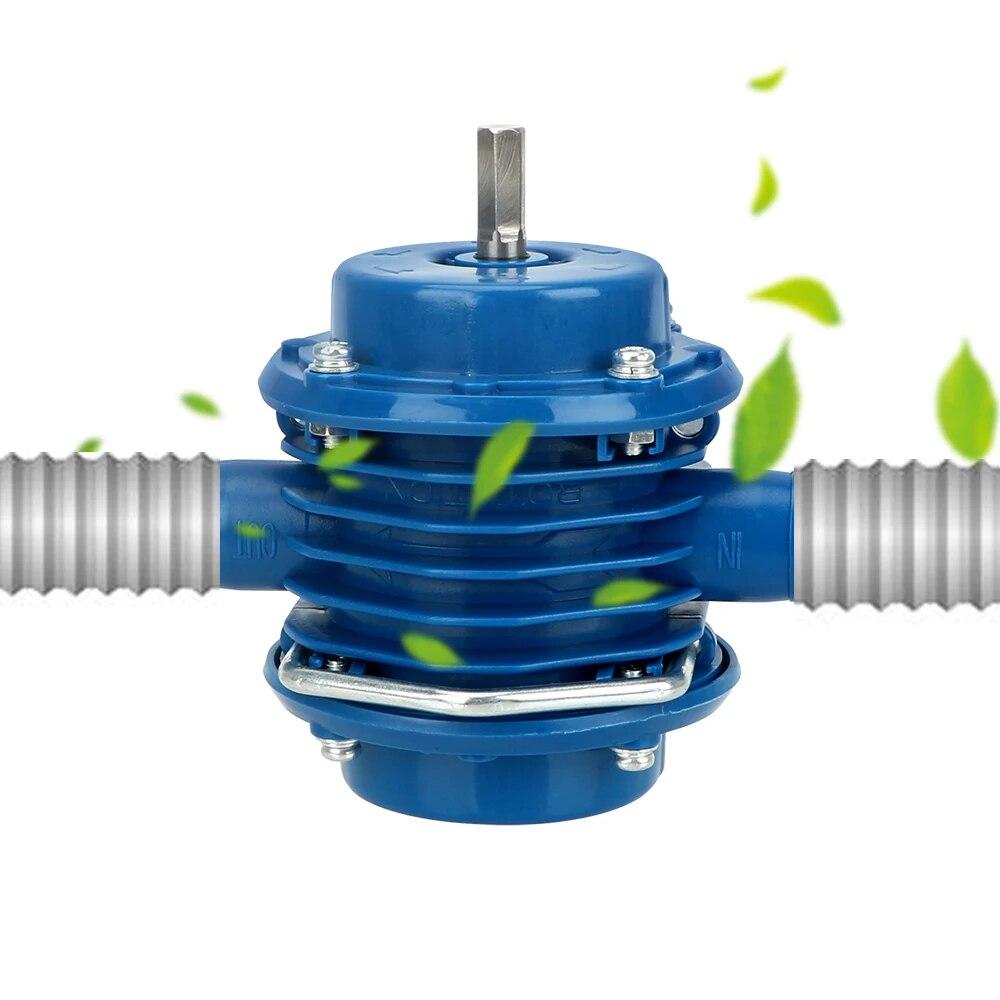 Pompă de înaltă presiune Mini Pompă de apă pentru mașină de găurit electrică manuală cu autoamorsare pentru utilizare grea Nu necesită energie Pompe centrifuge pentru grădină.