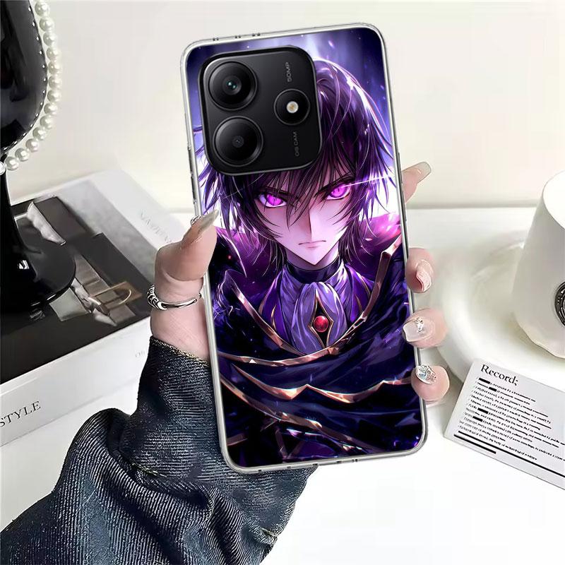 Code Geass Anime Weiche Handyhülle Für Xiaomi Redmi Note 15 14 14S 13 12 Pro Plus 12S 11 11S 11E 10 10S 11T 5G Fundas Coque Redmi