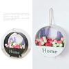 New Nordic Wrought Iron Wall Hanging Floral Basket Round Flower Pot Wall Mount