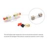 Car Power Amplifier Installation Kit Amplifier RCA Power Cable AMP Holder