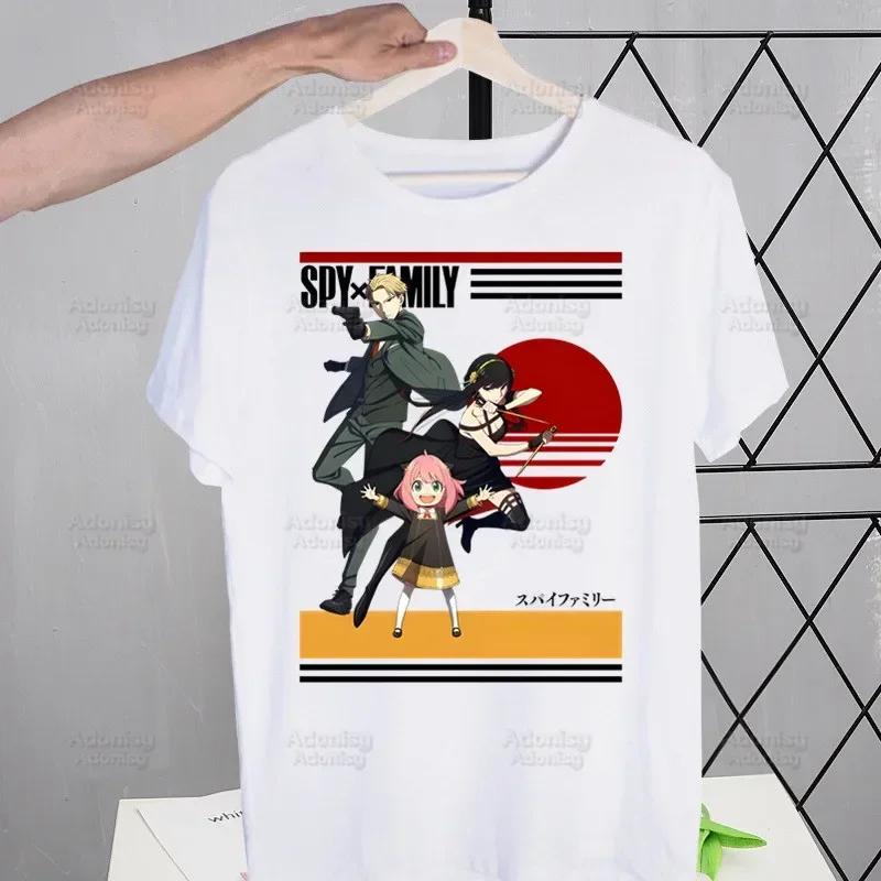 Spy X Family Anime Kawaii Anya Forger SPYFAMILY Men's Tshirt Cute Shirt Mens Fashion T-Shirt For Men Casual Tops Short Sleeve