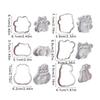 Pack of 8 Halloween Biscuit Molds Cookie Molds Cats Shape Biscuit Cutter Cookie Tool Present for Baking Enthusiasts