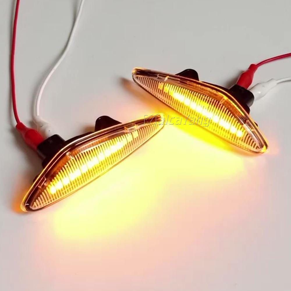 For Mazda MX-5 RX8 08-12 6 Atenza GH 10-13 5 Premacy CW Fiat 124 Spider LED Dynamic Turn Signal Side Marker Light Blinker Light