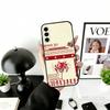 R-Red Spider Lily Flower of Hell Phone Case For Samsung Galaxy A73,A72,A71,A70,A53,A52,A51,Soft Silicone Black Cover