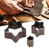3pcs Steel Material Leather Die Cutter Star Leather Cutting Die For Leather Cardboard