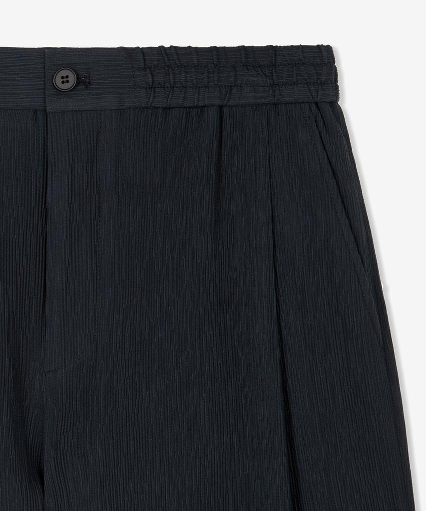 Tienjiti Kinoshita Seersucker Semi-Wide Pants (Navy) Tnpa6E205N2
