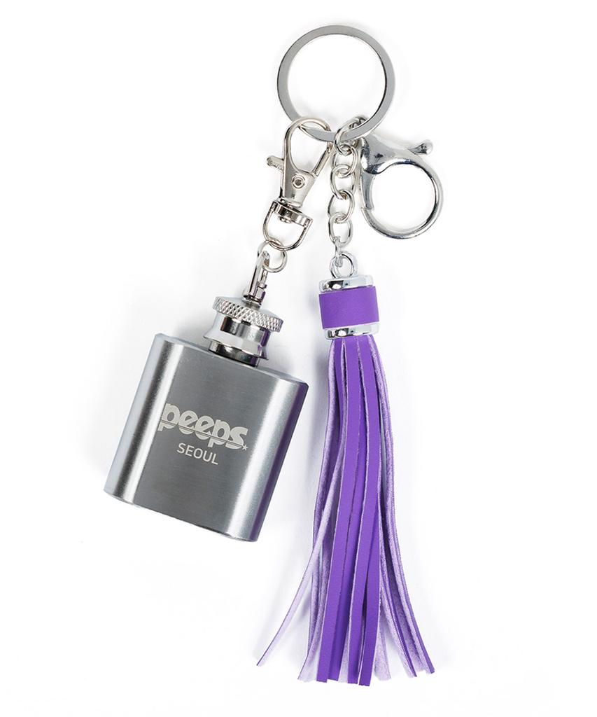 PEEPS Pocket Flask Keryring(Square) (D Type)
