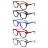 Reading Eyeglasses Blue Light Blocking Women Men Trendy Rectangular Computer Readers Anti Glare UV Ray Filter Eyeglasses