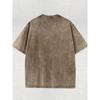 Men's Vintage T-Shirt With Retro Beach Letter Print - Soft Washed Short Sleeve T-Shirt, Suitable For Casual Streetwear Crew Neck, Summer Daily Wear