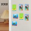 Magnetic Photo Frame Set 10/20/50Pcs DIY Fridge Magnet Kit, Clear Acrylic with Adhesive Backing, Custom Picture Making for Crafts Craft