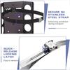 Truck Bed Tank Bracket Propane Mounting Bracket, Adjustable Stainless Steel Strap Design, Heavy Duty Rust Resistant Gas Bottle Holder for Outdoor