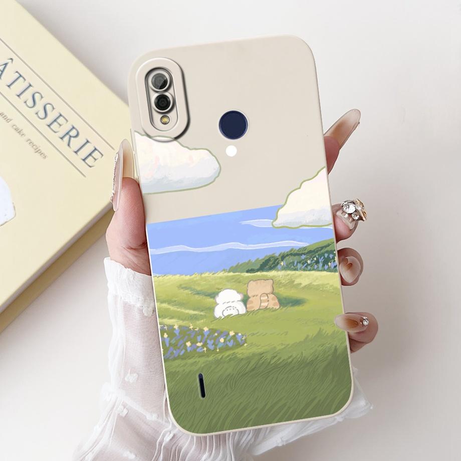 Moon Night Gothic Style Phone Case For Itel P33 Plus P33+ Back Cover Soft Silicone Bumper Coque ITELP33 P 33 Capa