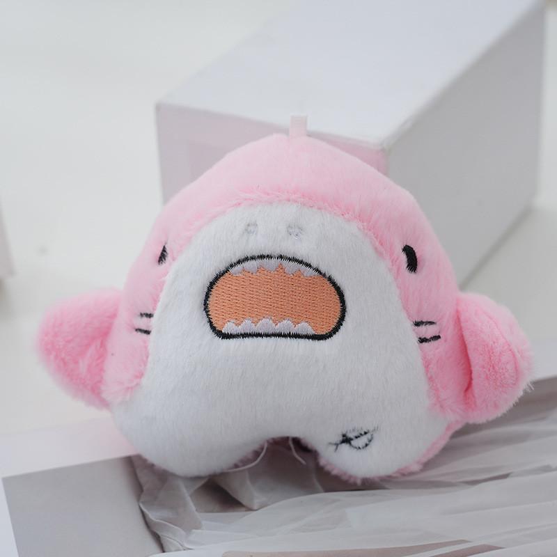 Adorable Cute Cartoon Shark Plush Keychain Soft Stuffed Animal Bag Ornament Ideal For Kids