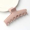 Korean Style Silicone Shark Clip Safe Solid Color Shark Clip Elastic Plastic Hair Claw  Girls